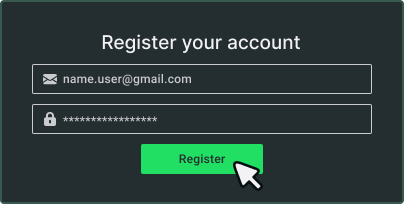 Click the “login” button Click the “login” button